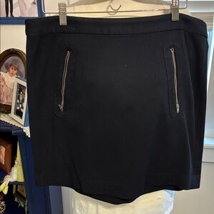 Classic Navy Blue Women's Skirt